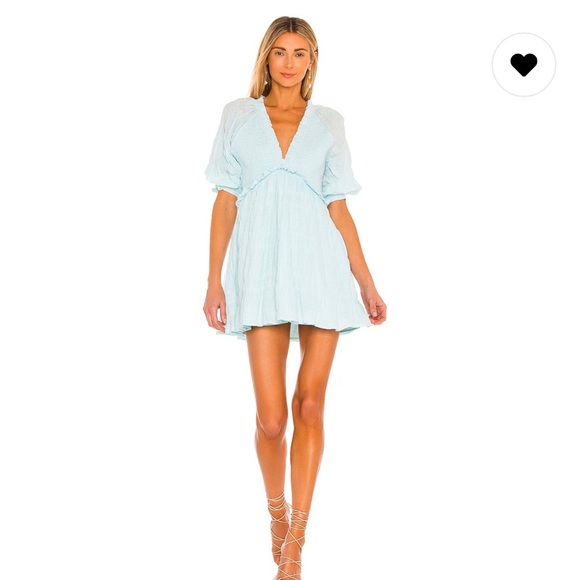 New Lovers + Friends Finnegan Dress in Sky Blue size XXS - Picture 1 of 7